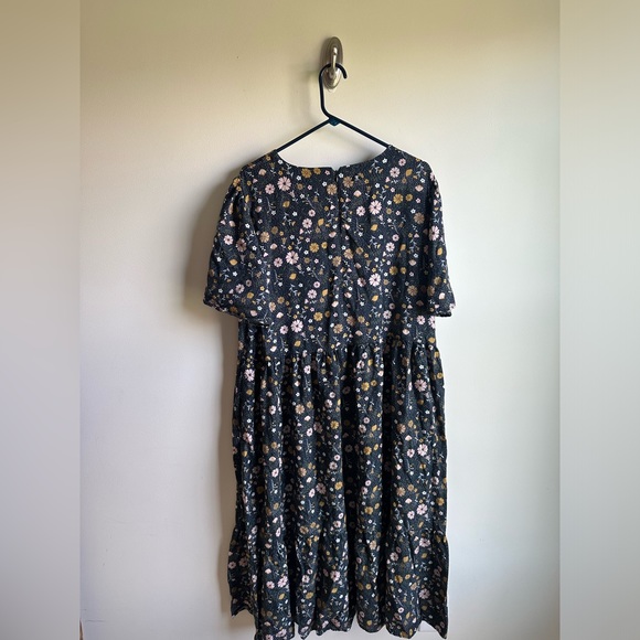 Barbour Betony Floral Midi Dress with Pockets, Women’s Size 14 - Picture 3 of 4